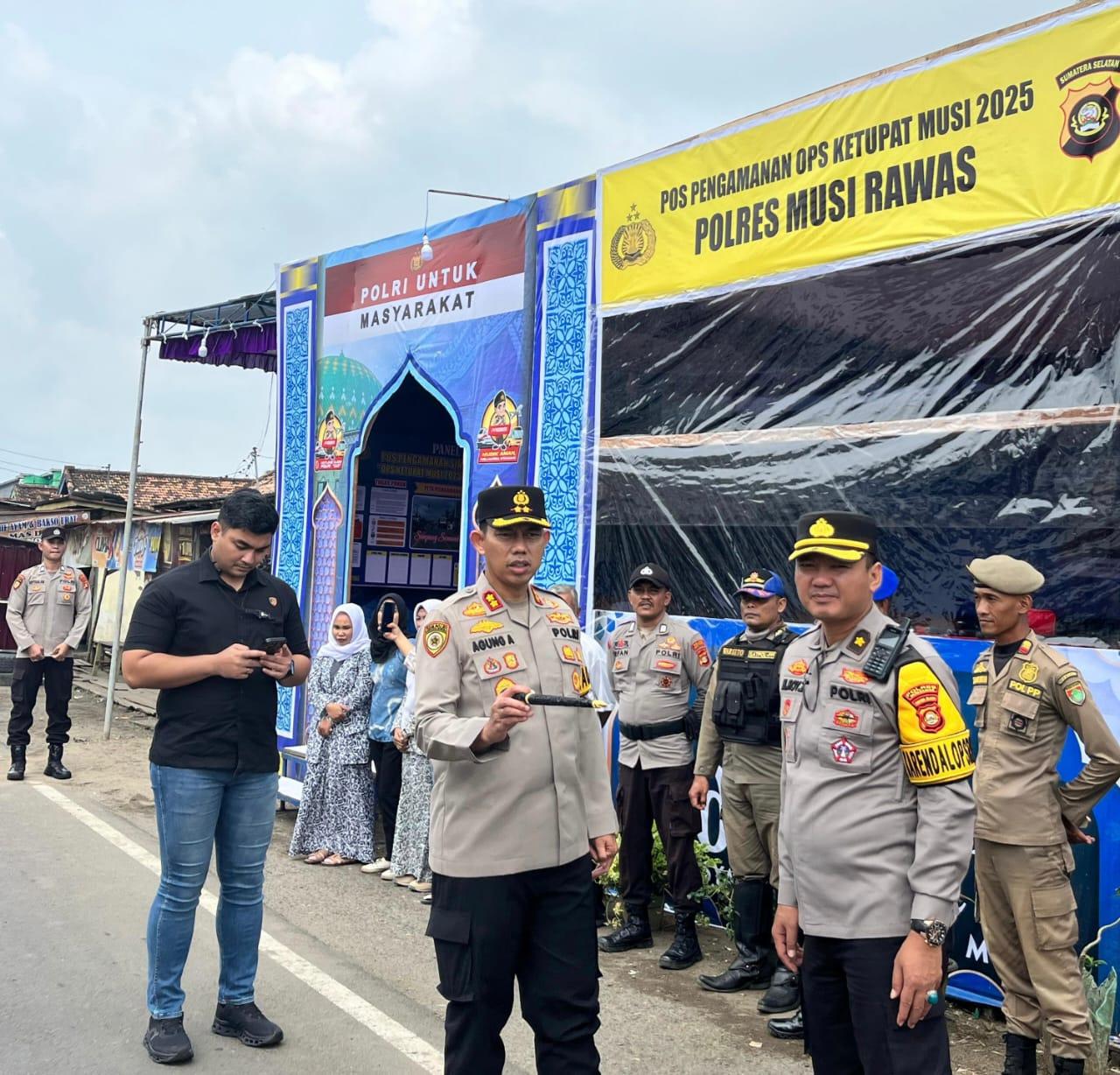 Pastikan Kesiapsiagaan Personel dan Pos Pengamanan Ops Ketupat, Kapolres Musi Rawas Terjun Langsung Lakukan Pengecekan