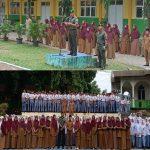 Babinsa Koramil Jajaran Kodim 0112/Sabang Jadi Irup Upacara Bendera di Sejumlah Sekolah