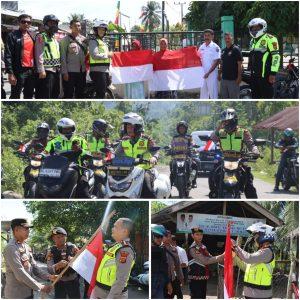Dari Patroli ke Pembagian Bendera, Ini Langkah Polres Pidie Jaya Sambut HUT RI ke-80